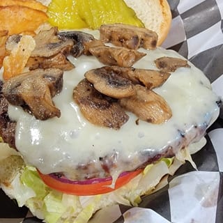 Mushroom Swiss Burger