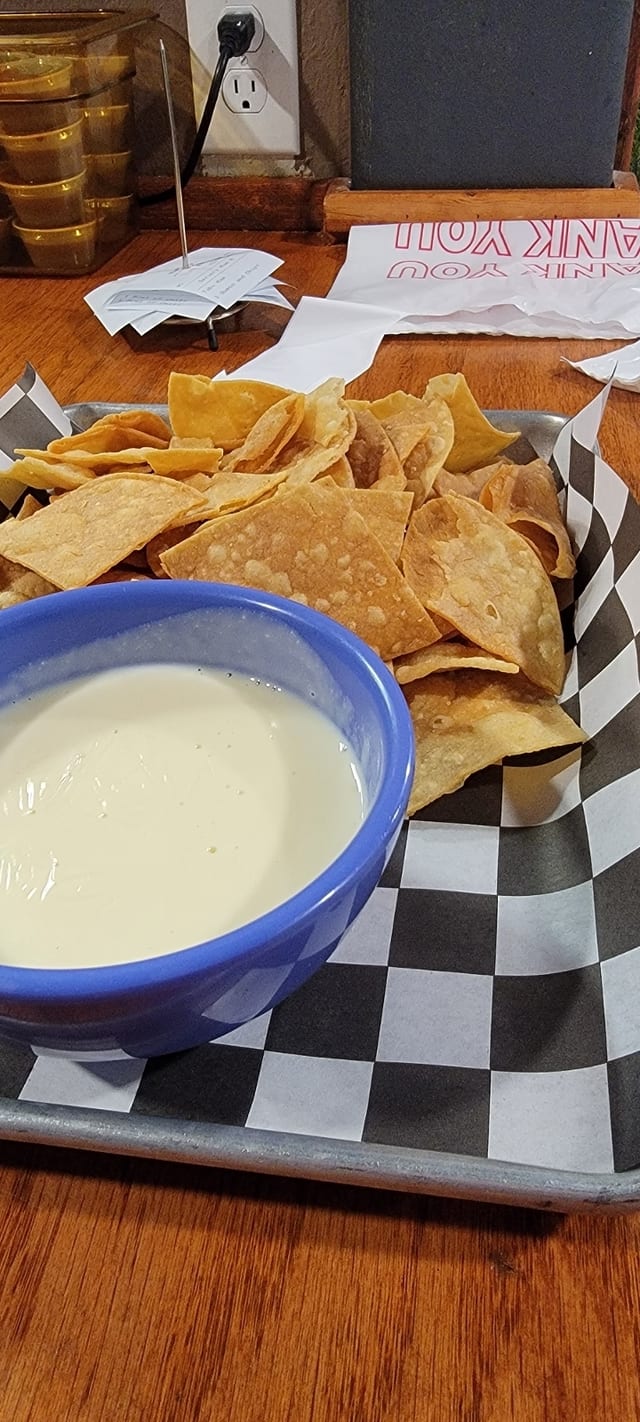 Queso and Chips.